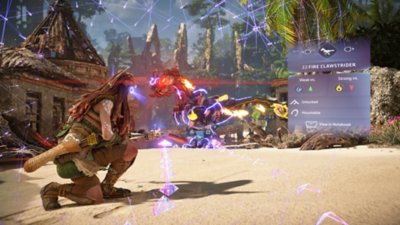 Conseils et astuces pour Horizon Forbidden West - Capture d'écran montrant Aloy en combat