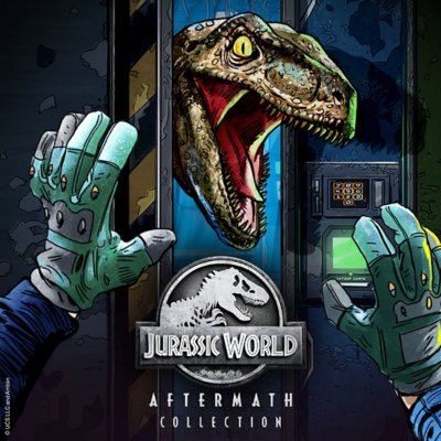 גרפיקת עטיפה Jurassic World Aftermath Collection