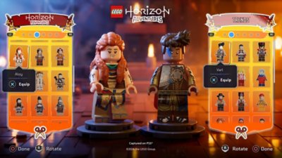 Lego Horizon Adventures – stroje