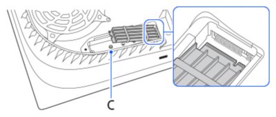 Video M.2 SSD -aseman asennusohjeista PS5-konsolin laajennuspaikkaan.