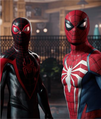 Marvel's Spider-Man 2 key features two spider-men