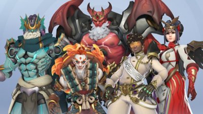 Overwatch 2 - Screenshot di un gruppo di personaggi