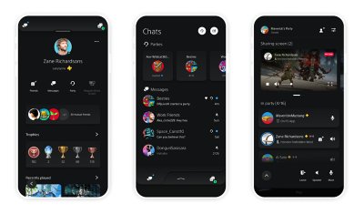 Image de l'interface utilisateur de l'application PlayStation App montrant la connexion avec des amis