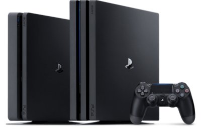 PS4 Pro وجهاز Slim