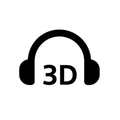 Icône de fonctionnalité PS5 - Audio 3D