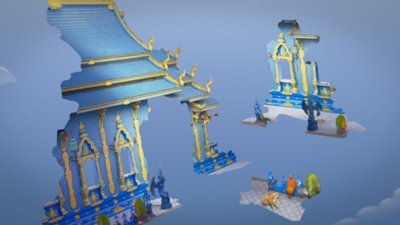 Puzzling Places ekran görüntüsü, bir 3D bulmacanın tamamlandığını gösteriyor