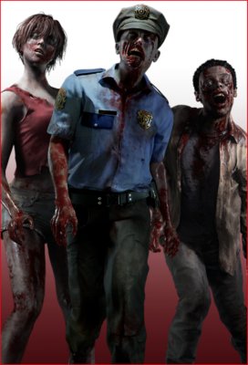 Resident Evil - Afbeelding van zombies