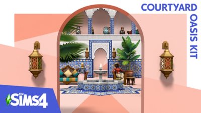 The Sims 4 חבילת Courtyard Oasis