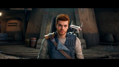 『STAR WARS ジェダイ：サバイバー』のカル・ケスティスとBD-1のスクリーンショット