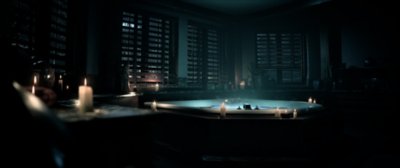 《Until Dawn》螢幕截圖：熱水浴房