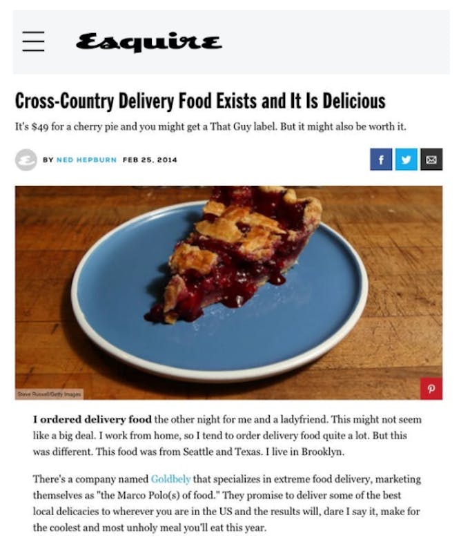 Esquire Orders Cross-Country Delivery article thumbnail