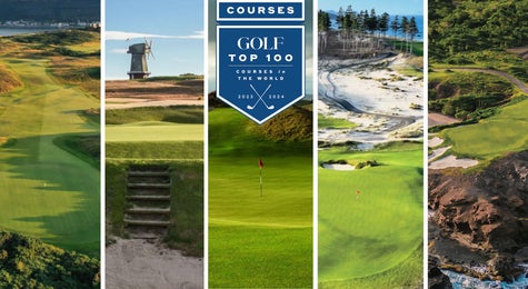 medley of five top 100 courses