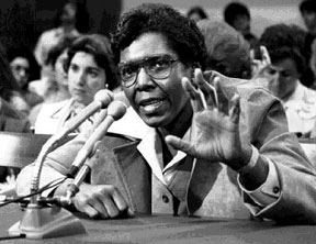 Photo of U.S. Congresswoman Barbara Jordan 