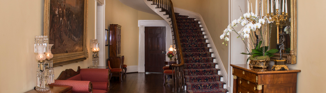 Front Entry Hall and Main Staircase of the Texas Governor's Mansion