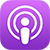 Apple podcasts logo