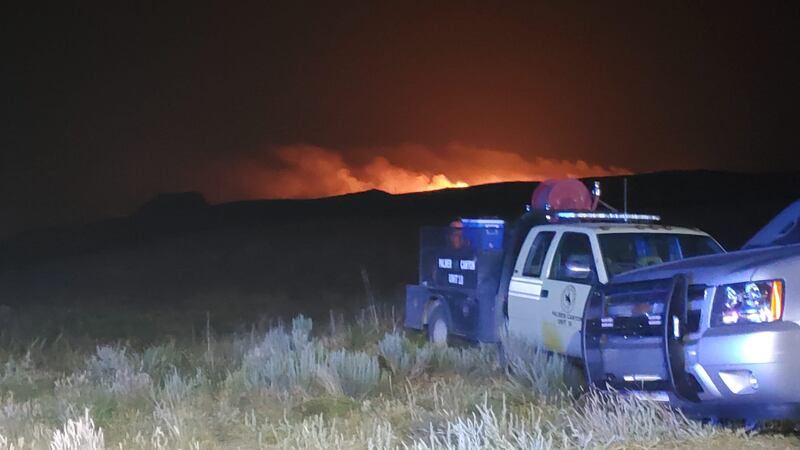 Large Fire in Goshen County