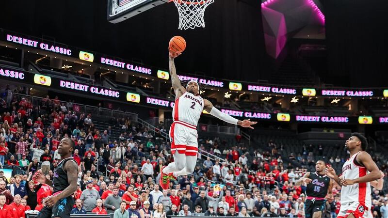 Arizona Caleb Love led Arizona (9-2) with 26 points.