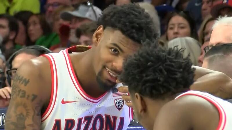 Arizona's KJ Lewis and Jaden Bradley share the spotlight and a close relationship.