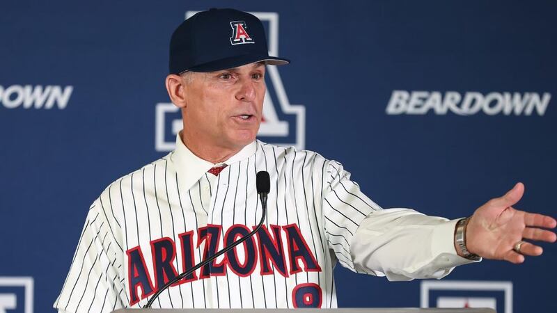 Arizona baseball head coach Chip Hale