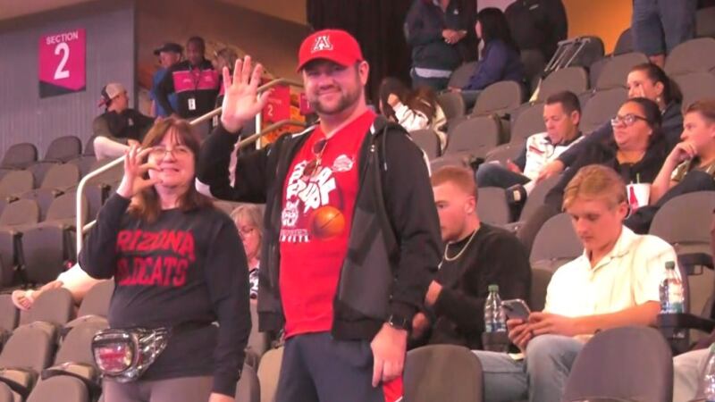 Plenty of Arizona Wildcat fans have made their way to Las Vegas for the Pac-12 men's...