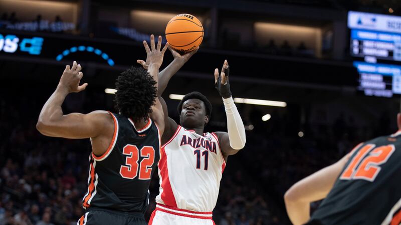 Arizona center Oumar Ballo, No. 11.