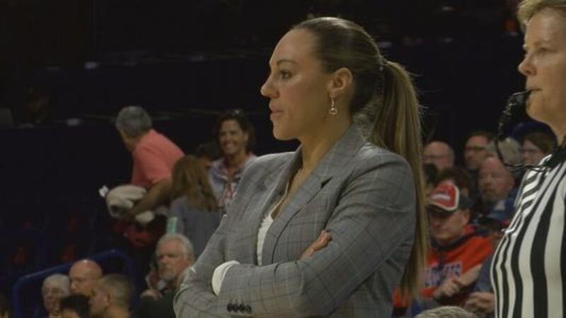 Arizona Wildcats head basketball coach Adia Barnes.