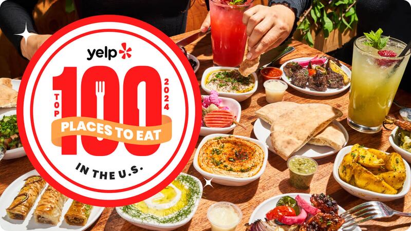 Yelp is out with this year's top 100 restaurants based on user reviews.