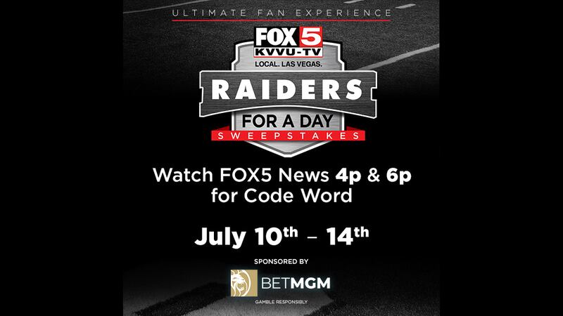 Raiders for a Day Sweepstakes