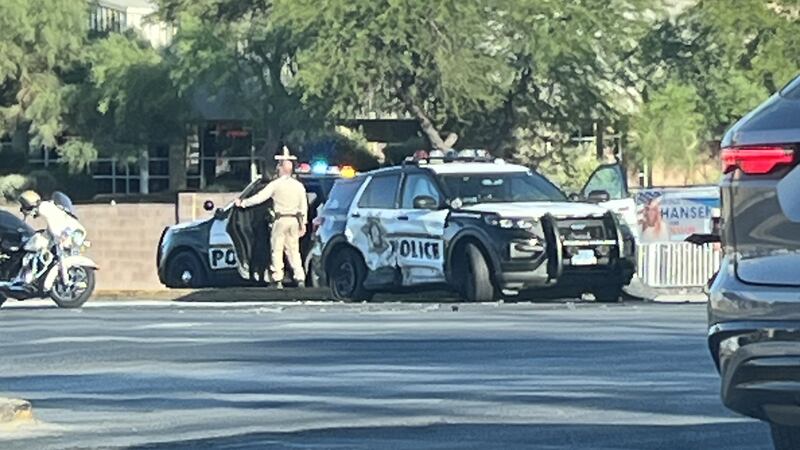 Crash at Cheyenne and Buffalo Thursday afternoon.