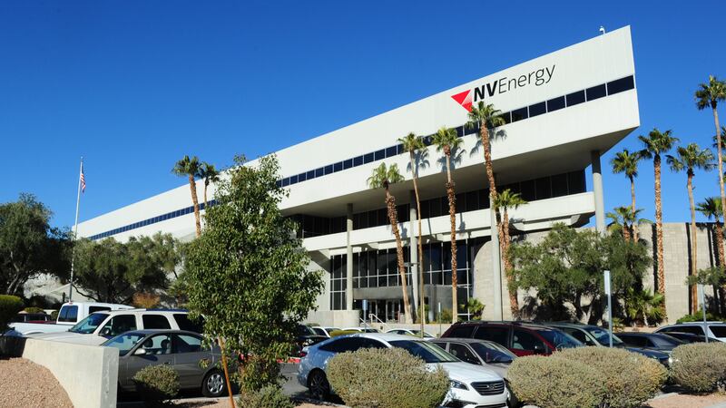 Exterior of NV Energy building in Las Vegas, NV