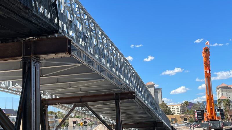 F1 Temporary Bridge Las Vegas