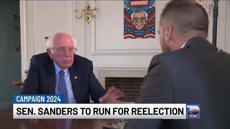 Vermont Sen. Bernie Sanders discusses his reelection bid.