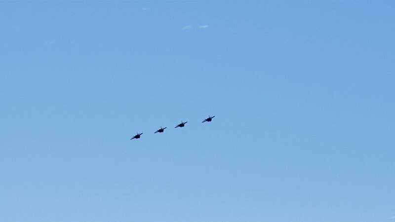 In honor of Independence Day, the Vermont Air National Guard flew its F-35s across the state.