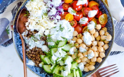 Greek Lentil Power Bowl