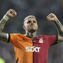 Galatasaray's Mauro Icardi celebrates