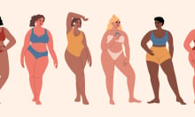 Illustration of women of all shapes, sizes, and skin tones. 