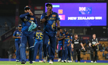 Kusal Mendis and Angelo Matthews of Sri Lanka 