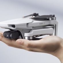 DJI Mini 4K in hand