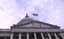 The US Capitol building. 