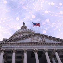 The US Capitol building. 