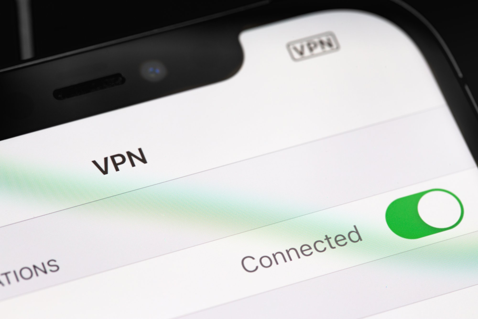 VPN on an iPhone