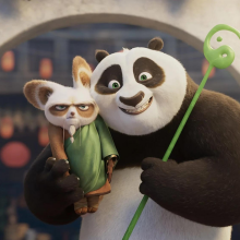 Master Shifu and Po in 'Kung Fu Panda 4'