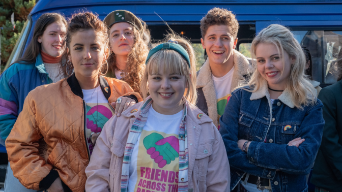 The cast of Derry Girls. 
