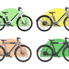 Four electric-bikes.