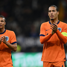 Virgil van Dijk of The Netherlands reacts