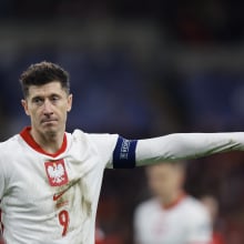 Robert Lewandowski of Poland