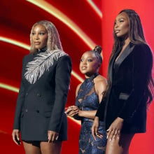 erena Williams, Quinta Brunson and Venus Williams speak onstage during the 2024 ESPY Awards at Dolby Theatre on July 11, 2024 in Hollywood, California. 