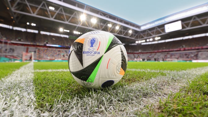 General view of the Euro 2024 stadium in Düsseldorf