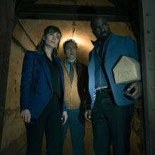 David Acosta (Mike Colter), Ben Shakir (Aasif Mandvi), and Kristen Bouchard (Katja Herbers) track down demons in "Evil."