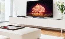 LG TV in living room